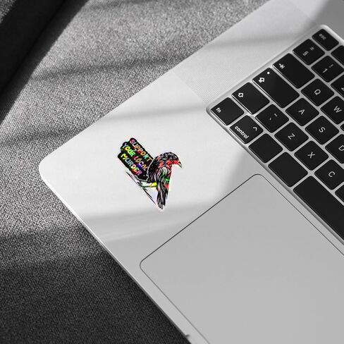 3 Pcs Support Your Local Murder Crow Sticker, Halloween Raven Stickers and Decals, Murder of Crows - Vinyl Sticker 3 Inches for Water Bottles Laptop Phone Car Ski Helmet in Kuwait