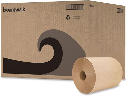 Boardwalk BWK17GREEN 8 in. x 800 ft. 1-Ply Green Universal Roll Towels - Natural White (6 Rolls/Carton) in Saudi Arabia
