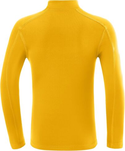 Blueleaf Youth Boys' Thermal Compression Shirt Mock Neck Long Sleeve Fleece Lined Base Layer Football Baseball Undershirt in Kuwait
