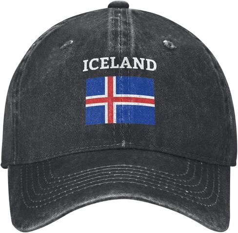 Flag of Iceland Baseball Cap Dad Hat Adjustable Classic Cotton Low Profile Hat Men Women in Saudi Arabia