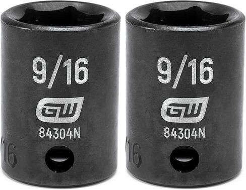 GEARWRENCH 3/8" Drive Standard Impact SAE Socket 9/16", 6 Point - 84304N in Saudi Arabia