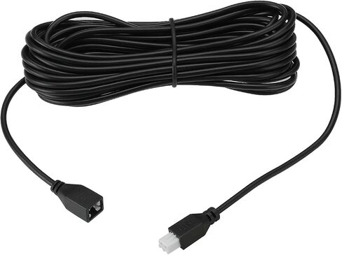 eMagTech 1Pc 2Pin Car Reversing Radar Extension Cable Radar Sensor Kit Suitable for Car Auto Parking Cable Line Extension Cord Kit Black (4.5m) in Saudi Arabia