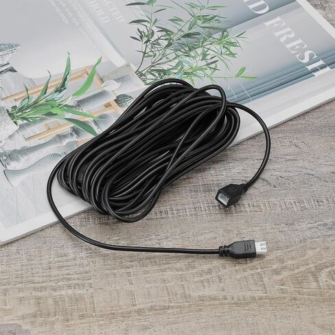 eMagTech 1Pc 2Pin Car Reversing Radar Extension Cable Radar Sensor Kit Suitable for Car Auto Parking Cable Line Extension Cord Kit Black (4.5m) in Saudi Arabia