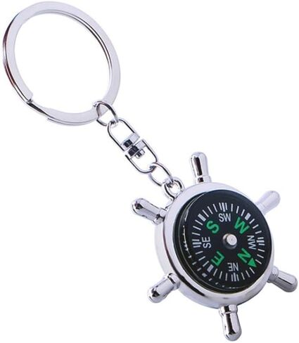 Creative Rudder Compass Style Keychain in Saudi Arabia