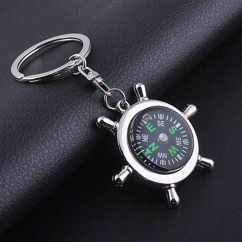 Creative Rudder Compass Style Keychain in Saudi Arabia