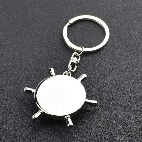 Creative Rudder Compass Style Keychain in Saudi Arabia