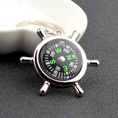 Creative Rudder Compass Style Keychain in Saudi Arabia