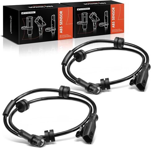 A-Premium ABS Wheel Speed Sensor Compatible with Ford Models - Fiesta 2011 1.6L - Rear Driver and Passenger Side, Replace# 12841760, 23136760 2-PC Set in Saudi Arabia