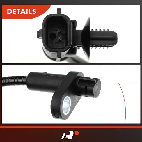 A-Premium ABS Wheel Speed Sensor Compatible with Ford Models - Fiesta 2011 1.6L - Rear Driver and Passenger Side, Replace# 12841760, 23136760 2-PC Set in Saudi Arabia