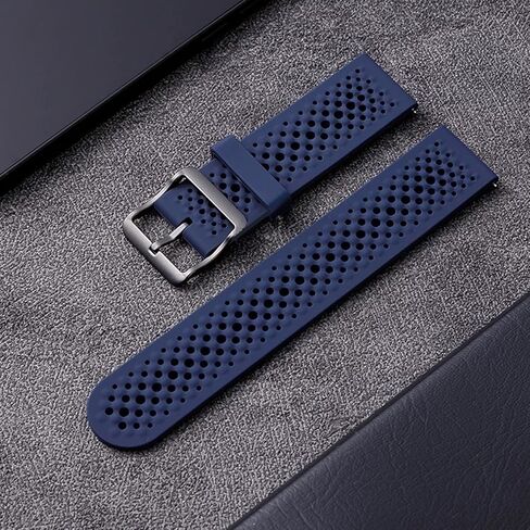 Compatible with Casio MDV106 Bands, 22mm Quick Release Sports Silicone Band Strap Replacement Wristband Compatible with Casio MDV106-1AV / MTP-VD01 Watch in Saudi Arabia