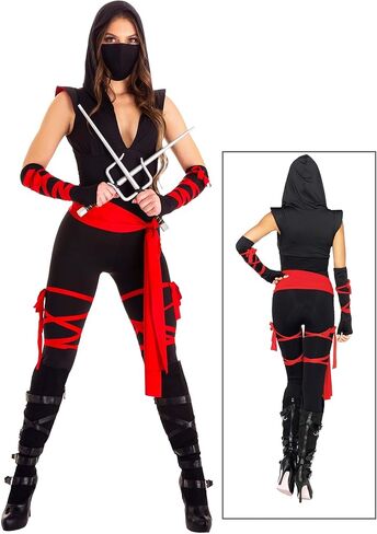 Leg Avenue Women's 5 Piece Deadly Ninja Costume in Saudi Arabia