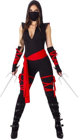 Leg Avenue Women's 5 Piece Deadly Ninja Costume in Saudi Arabia