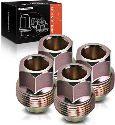 16 قطعة من صواميل العجلات الفولاذية M12-1.50 من A-Premium متوافقة مع شيفروليه أفيو 2005-2011 Aveo5 2006 2011 بونتياك G3 Wave Wave5 الجانب الأمامي والخلفي in Saudi Arabia
