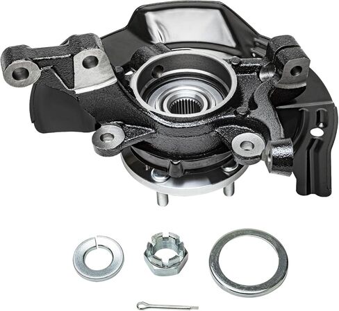 Detroit Axle - 2.0L Front 4pc Suspension Kit for 2011 Hyundai Sonata [Sport Suspension], 2 Steering Knuckles and Wheel Hub Bearings 2 Outer Tie Rod Ends Replacement in Saudi Arabia