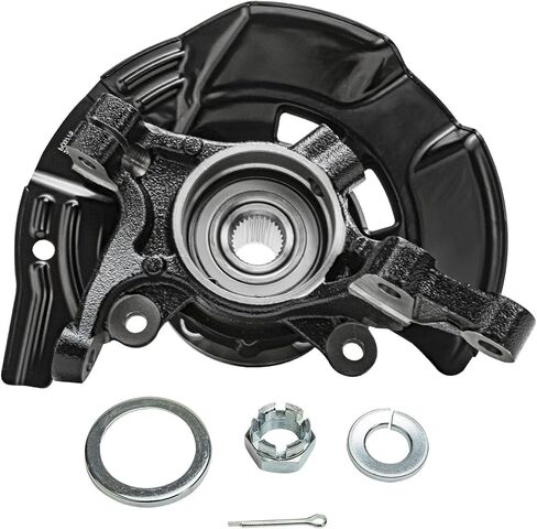 Detroit Axle - 2.0L Front 4pc Suspension Kit for 2011 Hyundai Sonata [Sport Suspension], 2 Steering Knuckles and Wheel Hub Bearings 2 Outer Tie Rod Ends Replacement in Saudi Arabia