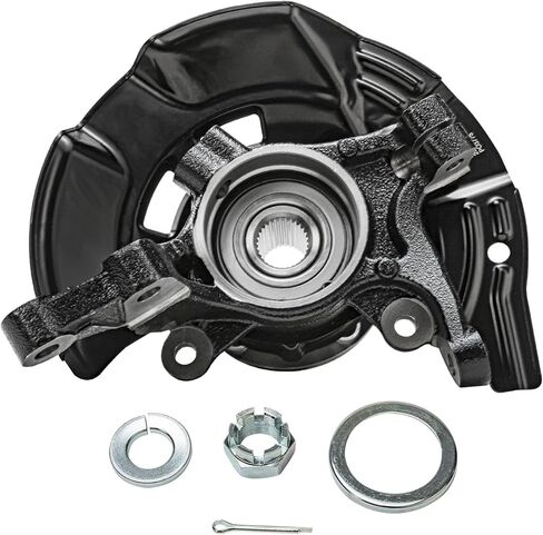 Detroit Axle - 2.0L Front 4pc Suspension Kit for 2011 Hyundai Sonata [Sport Suspension], 2 Steering Knuckles and Wheel Hub Bearings 2 Outer Tie Rod Ends Replacement in Saudi Arabia