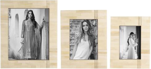 Cruiser’s Caché | White Bone Inlay Photo or Picture Frame | (White 5x7) in Kuwait