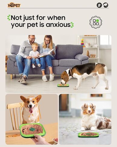 Lick Mats for Dogs, Dog Cage Training Licking Mat for Dogs, Multipurpose Lick Pads for Boredom and Reduce Dog Anxiety, Slow Feeding Pads for Dogs and Cats, in Kuwait