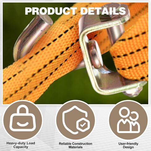 LEIFIDE 10 Pcs 2" Swivel J Tow Hooks, Ratchet Straps Finger J-Hooks Idler Fitting with 2" Slot for Car Hauler Straps Tie Down Cargo in Trucks, Trailers in Saudi Arabia