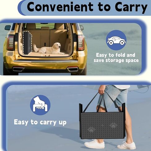 Dog Stairs for Car,Dog Steps for Car with Upgraded Load-Bearing Capacity,Dogs Stairs for Large Dogs,Pet Steps in Kuwait