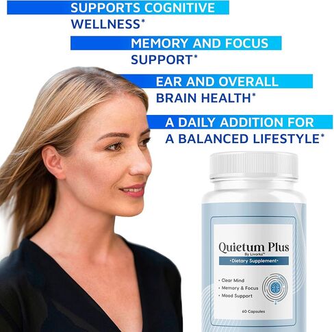 (عبوتان) Quietum Plus - تركيبة المكملات المتقدمة الرسمية Quietum Plus، مراجعات Quietum Plus الأصلية، تركيبة QuietumPlus الطبيعية المتقدمة بالكامل للأذن الصحية، 120 كبسولة لمدة شهرين in Kuwait
