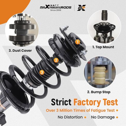 maXpeedingrods Front Struts for Toyota Camry/Lexus ES330 2002-2003, 171490 171491 Shock Absorbers Complete Struts with Coil Spring Assembly 2332368R 2332368L 2Pcs in Saudi Arabia