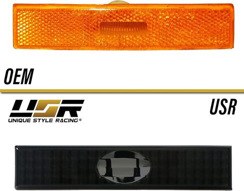 USR 87-88 Mk3 Supra Bumper Signaling Lamp - Clear Front Turn Signal Lights Set (Left + Right) Compatible with 1987-1988 Toyota Supra Mk.III MA70 Chassis (JDM Style All Clear Lens, Plug and Play) in Saudi Arabia