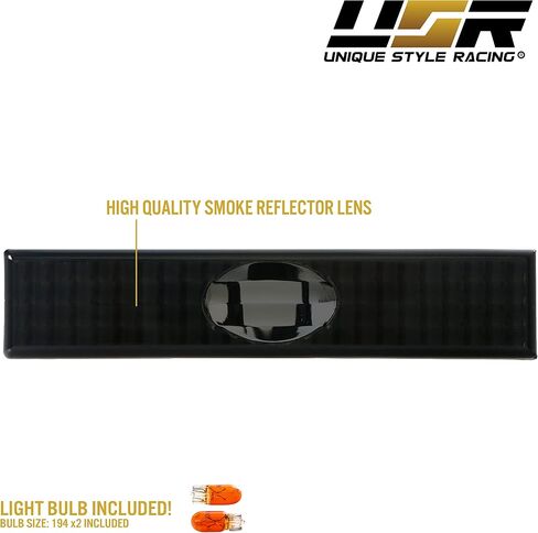 USR 87-88 Mk3 Supra Bumper Signaling Lamp - Clear Front Turn Signal Lights Set (Left + Right) Compatible with 1987-1988 Toyota Supra Mk.III MA70 Chassis (JDM Style All Clear Lens, Plug and Play) in Saudi Arabia