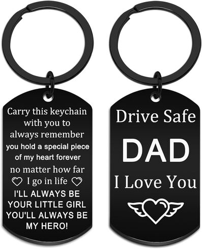هدايا عيد الأب للأب، هدية سلسلة مفاتيح آمنة له من الابن، هدية عيد ميلاد الأب من الابنة، أفضل هدايا للأب، سلسلة مفاتيح I Love You للرجال، هدايا عيد الميلاد والهالوين وعيد الشكر له in Kuwait
