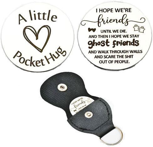 Pocket Hug Token Gift Keychain Christmas Birthday Gifts Long Distance Relationship PU Hug Tokens Keepsake Inspirational Gift in Saudi Arabia