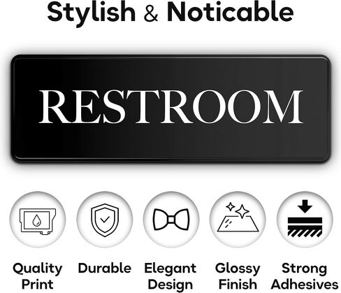 ASSURED SIGNS Employees Must Wash Hands Sign - 3 Pack - 3" x 9" - Ideal Hand Washing Signs for Wall, Door or Sink - Perfect Wash Your Hands Sign Notice for Food Service, Staff Bathroom, Hand Washing Station, or Commercial Kitchen in Saudi Arabia