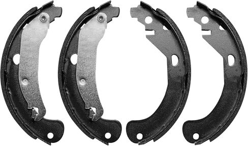 Detroit Axle - Brake Kit for Chevrolet Cobalt Pontiac G4 G5 Pursuit Saturn Ion Front Drilled Slotted Disc Brakes Rotors Ceramic Brake Pads Rear Brake Drums Brake Shoes Replacement in Saudi Arabia