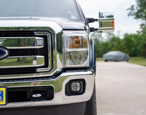 iJDMTOY A Pair Left & Right OEM Spec Fog Lamp Garnish Bezel Covers Compatible With 2011-2016 Ford F-250 F-350 F-450 Super Duty in Saudi Arabia