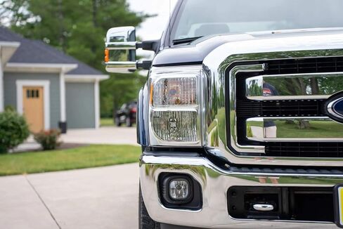 iJDMTOY A Pair Left & Right OEM Spec Fog Lamp Garnish Bezel Covers Compatible With 2011-2016 Ford F-250 F-350 F-450 Super Duty in Saudi Arabia