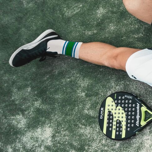 Women's Cotton Crew Tennis Socks with Terry Cushion, 6-Pack, Breathable, Colorful Stripes, Size 5-10, Ideal for Gym & Sports in Saudi Arabia