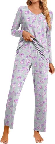 طقم بيجامة نسائي من syoss بأكمام طويلة in Kuwait