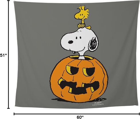 CafePress Snoopy and Woodstock Halloween Wall Tapestry 51" x 60" in Saudi Arabia