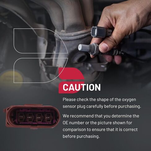 BDFHYK Oxygen Sensor Downstream O2, Compatible with Volkswagen Beetle Golf Golf City Jetta Jetta City 2.0L l4, 16373, 06A906262BG Replacement 1PCS in Saudi Arabia