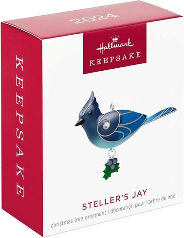 Hallmark Keepsake Christmas Ornament 2025, The Beauty of Birds Blackburnian Warbler, Gifts for Nature Lovers in Saudi Arabia