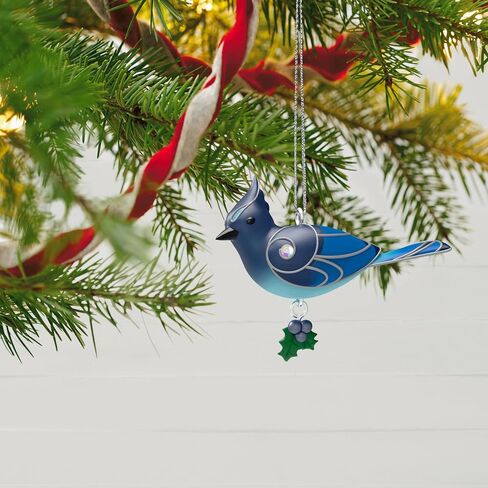 Hallmark Keepsake Christmas Ornament 2025, The Beauty of Birds Blackburnian Warbler, Gifts for Nature Lovers in Saudi Arabia