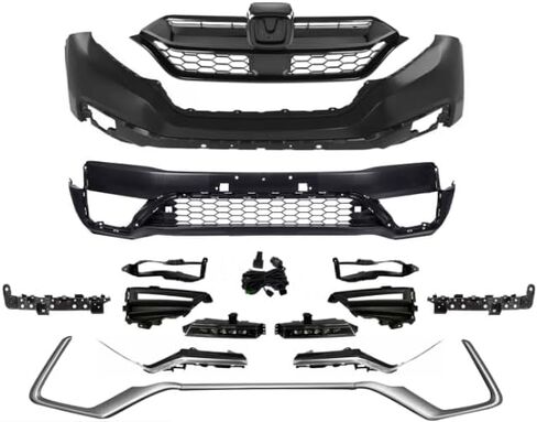 Complete Front Bumper Cover Kit With Fog Light Compatible With 2020 2021 2022 Hon-da CR-V,101-99430X, 04711TLAA50ZZ,71102TLJA50, AP-080922-08,71112TLAA50, 71118TLAA50, 71113TLAA50 in Saudi Arabia
