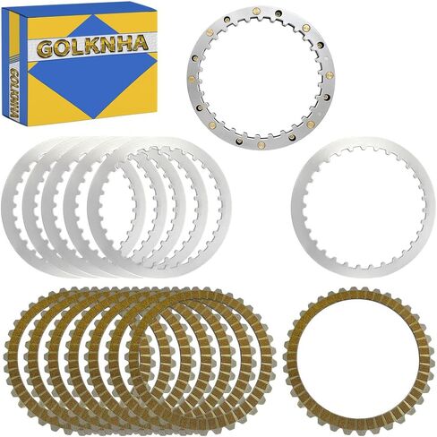 Clutch Friction Plate & Clutch spring plate Kit Compatible with Sportster 883 1200 1991-2020 Iron 883 1200 2010-2022 OEM# 37977-90 37911-90 37913-90 in Saudi Arabia