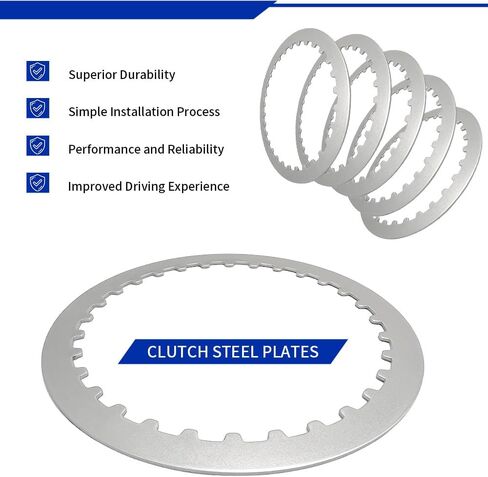 Clutch Friction Plate & Clutch spring plate Kit Compatible with Sportster 883 1200 1991-2020 Iron 883 1200 2010-2022 OEM# 37977-90 37911-90 37913-90 in Saudi Arabia