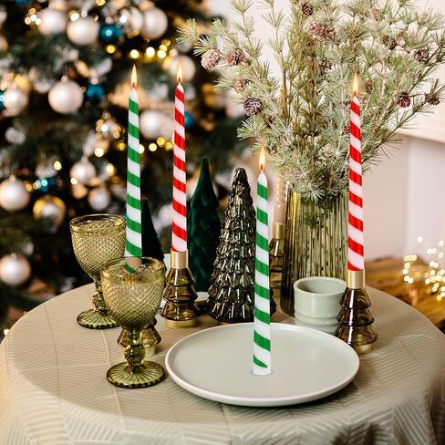 EBaokuup 6 Pcs Valentines Heart Taper Candles-10 Unscented Valentine's Day Taper Candles-Red Taper Candles for Valentine Anniversary Home Table Decoration Wedding Holiday Gift in Kuwait