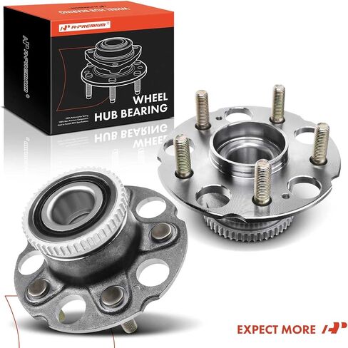 A-Premium 2 × محمل العجلة الخلفية ومجموعة المحور مع حلقة ABS و5 عروة متوافقة مع Honda Odyssey 1999-2004 وIsuzu Oasis 1999 in Saudi Arabia