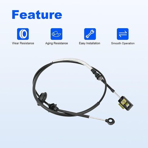 استبدال كابل ناقل الحركة الأوتوماتيكي لـ 5C2Z-7E395-AA 5C2Z7E395AA متوافق مع Ford E150 E250 E350 2005-2014 E350 E450 Super Duty 2005-2014 كابل التحكم في ناقل الحركة in Saudi Arabia