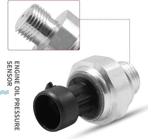 12677836 Engine Oil Pressure Sensor with Filter Replacement for Buick Allure 5.3L 2008 Replacement for Cadillac Escalade 2002-08 Replacement for Chevy Silverado 1500 2500 12559798 12562230 in Saudi Arabia