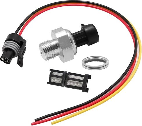 12677836 Engine Oil Pressure Sensor with Filter Replacement for Buick Allure 5.3L 2008 Replacement for Cadillac Escalade 2002-08 Replacement for Chevy Silverado 1500 2500 12559798 12562230 in Saudi Arabia