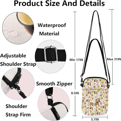 G2TUP Cartoon Dog Crossbody Bag Cartoon Dog Lover Gifts Cartoon Movie Shoulder Bag in Saudi Arabia