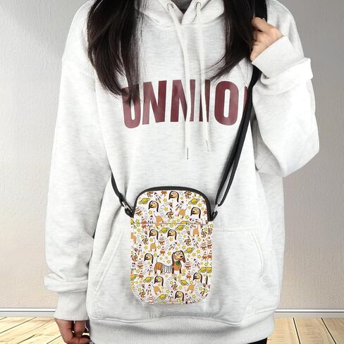G2TUP Cartoon Dog Crossbody Bag Cartoon Dog Lover Gifts Cartoon Movie Shoulder Bag in Saudi Arabia